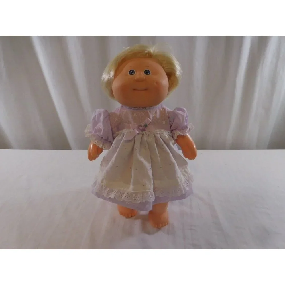 Vintage‎ Cabbage Patch Kids Doll appalachian Hard Body Blond Hair Blue Eyes